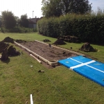 Long Jump Sand Pit in Newton 2