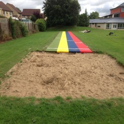 Sand Pit Cover for Long Jumps in Balloch 1