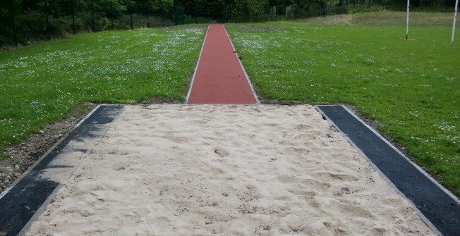 Long Jump Sand Pit in Soar